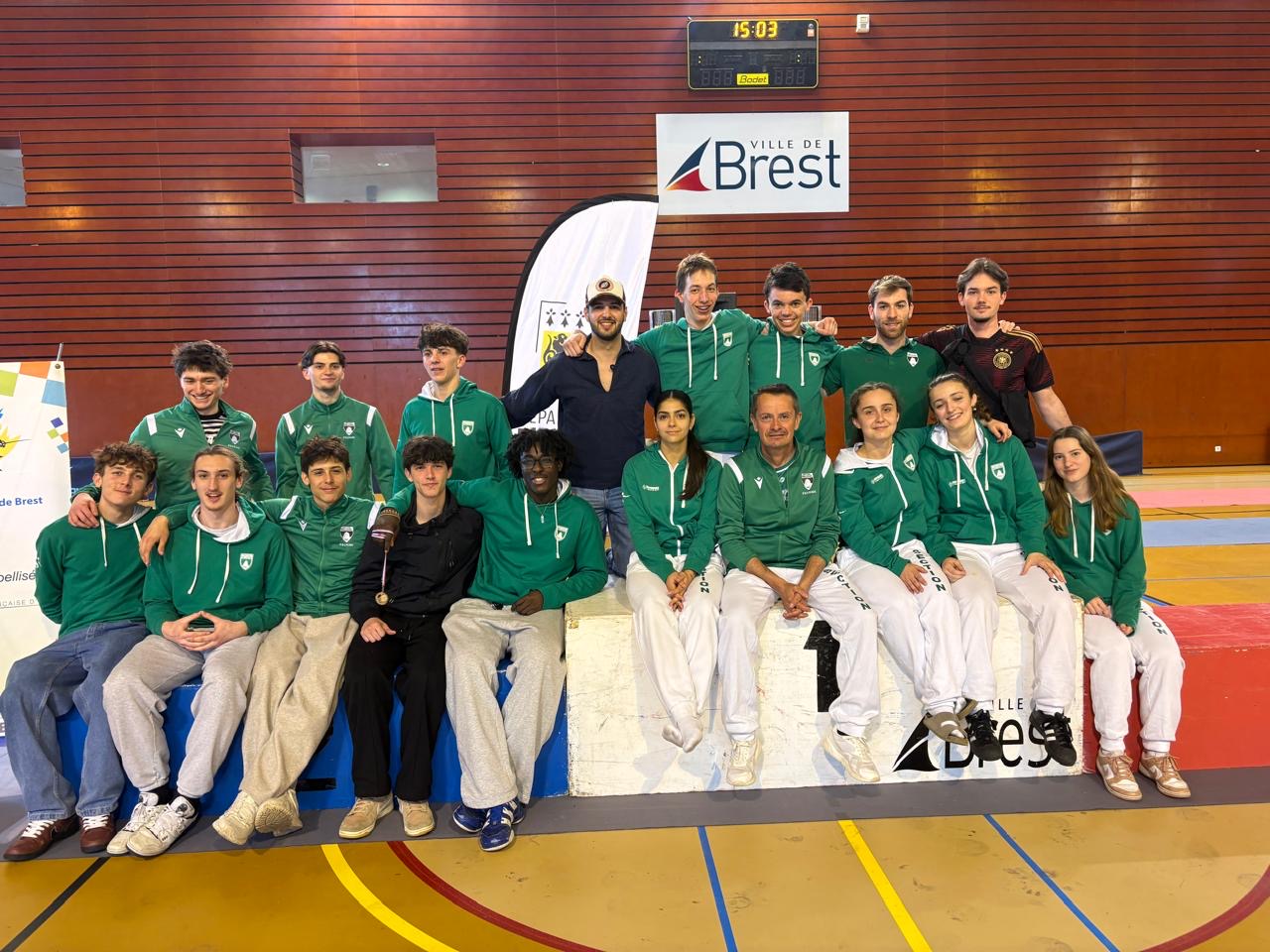 Les juniors en argent à Brest